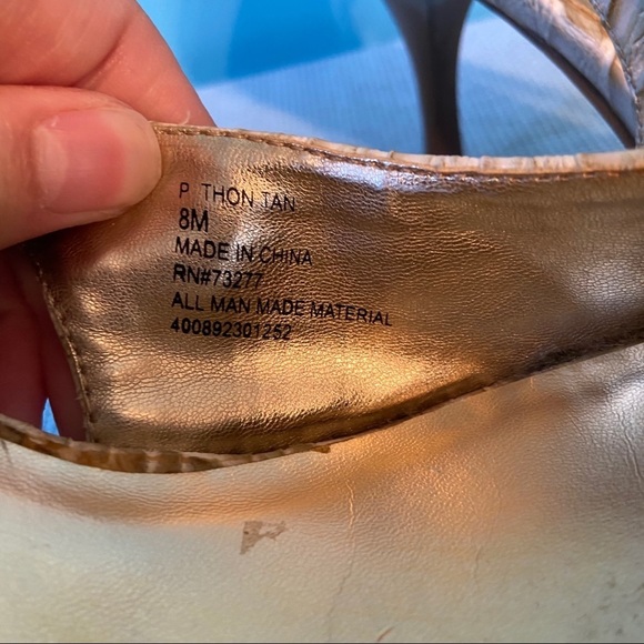 Daisy Fuentes open toe slingback heels - Picture 7 of 9